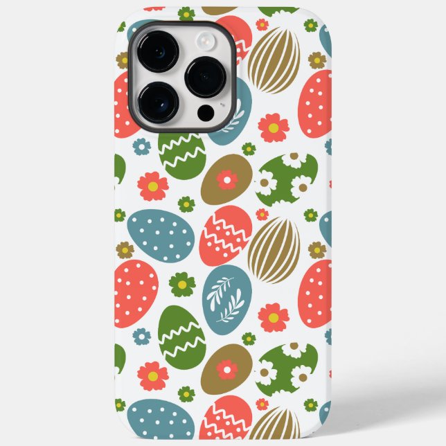 Vintage Happy Easter Blooms Case-Mate iPhone Case (Back)