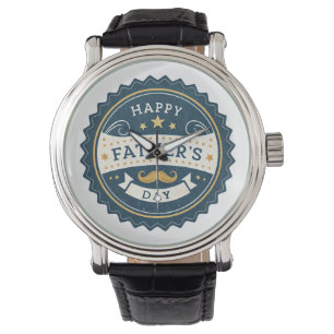 Vintage Happy Father's Day Watch – Classic Badge D
