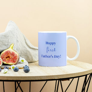 Vintage Happy first Father's Day - It's a boy! Coffee Mug
