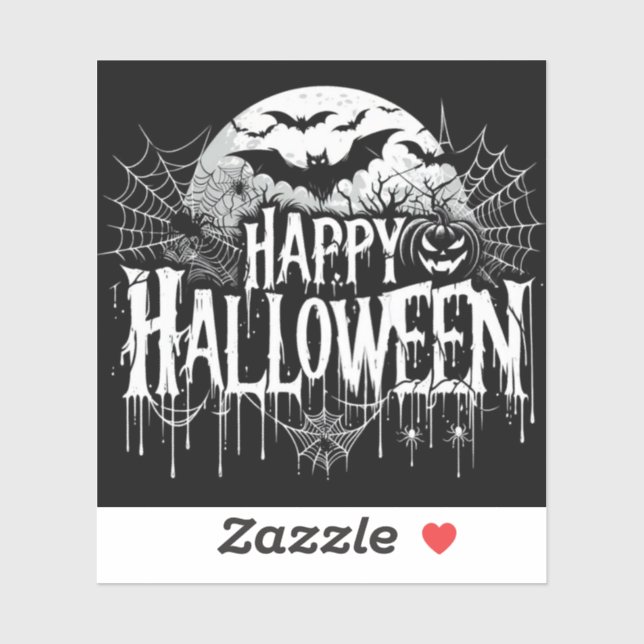 Vintage happy Halloween art (Sheet)