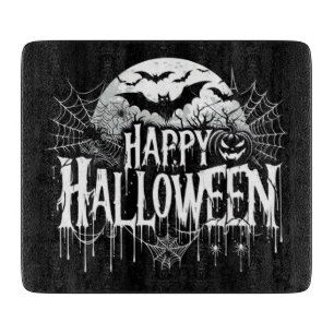 Vintage happy Halloween art Cutting Board
