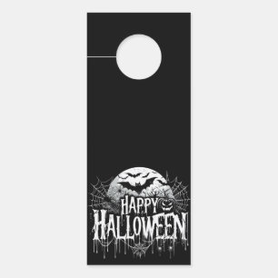 Vintage happy Halloween art Door Hanger