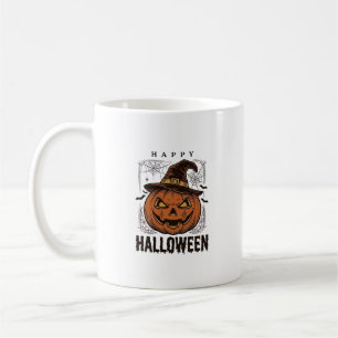 Vintage Happy Halloween Pumpkin Engraving Design_1 Coffee Mug