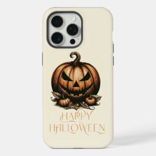 Vintage happy Halloween pumpkin iPhone 15 Pro Max Case