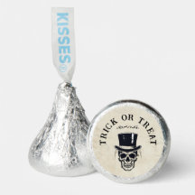 Vintage Happy Halloween Skull