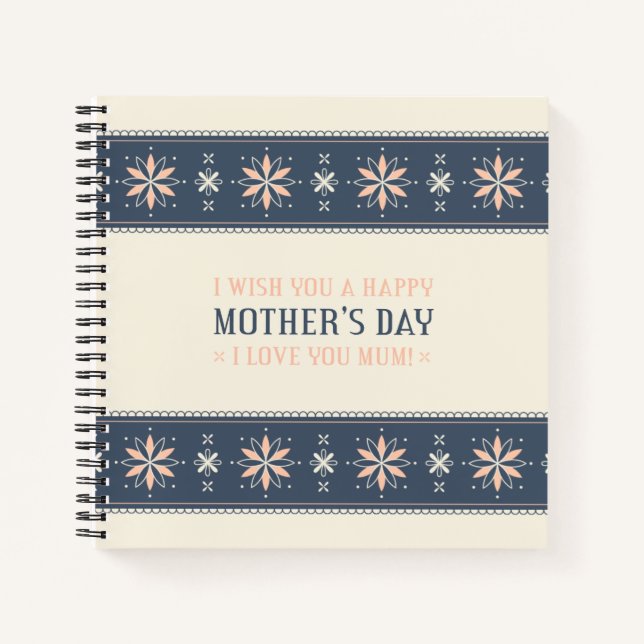 Vintage Happy Mother's Day | Notebook (Front)