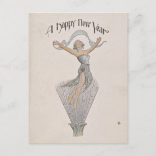 Vintage Happy New Year Postcard