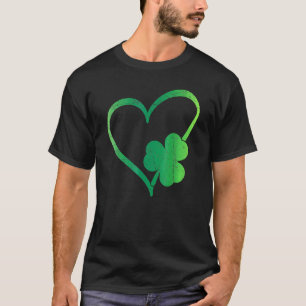 Vintage Happy St Patrick's Day Irish Lucky Shamroc T-Shirt