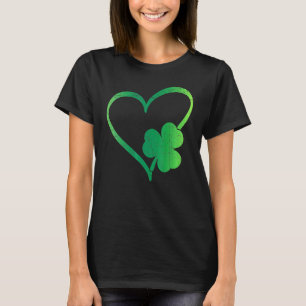Vintage Happy St Patrick's Day Irish Lucky Shamroc T-Shirt