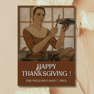 Vintage Happy Thanksgiving - Thanksgiving G. Moore Card