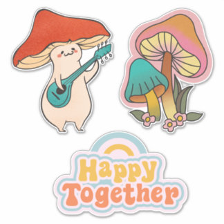 Vintage Happy together l Mushroom playing gitarr