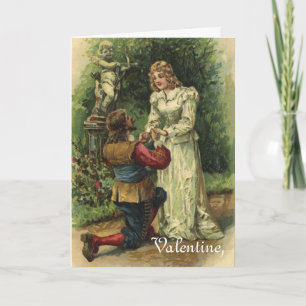 Vintage Happy Valentines Card
