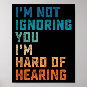 Vintage Hard Of Hearing ASL Sign Language Deaf Awa