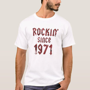 Vintage Hard Rock Music: Rockin Since 1971 T-Shirt