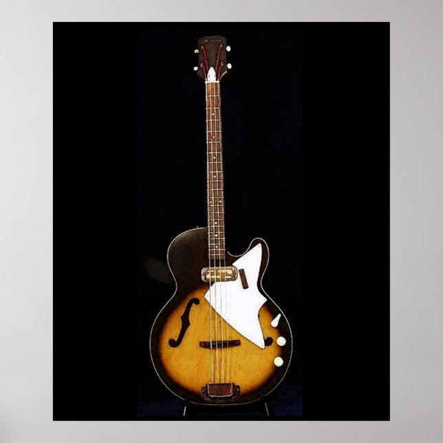 Vintage Harmony H22 Bass Print (Front)