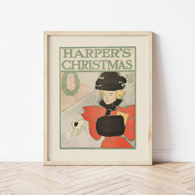 Vintage Harper’s Christmas 1896 Poster (Creator Uploaded)