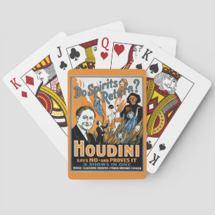 Vintage Harry Houdini Advertising Playing Cards