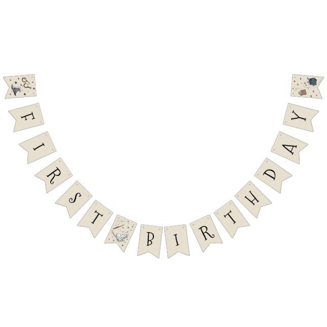 Vintage Harry Potter First Birthday Bunting (All)