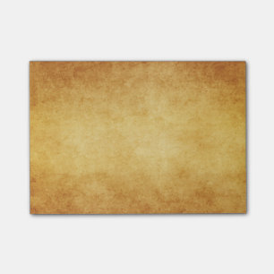 Vintage Harvest Gold Parchment Antique Paper Blank Post-it Notes