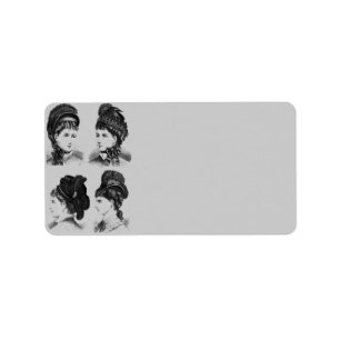 Vintage Hats Address Label