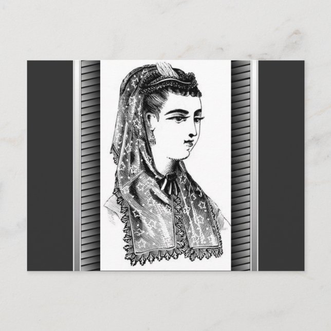 Vintage Hats Postcard (Front)