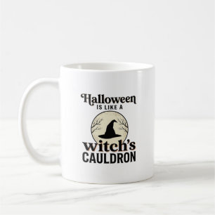 Vintage Haunted Castle Halloween Town Shirt Design Coffee Mug