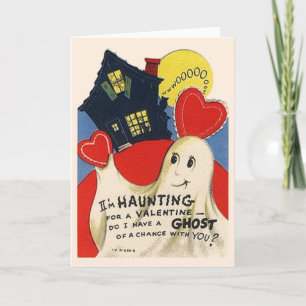 Vintage Haunting Valentine's Day Card