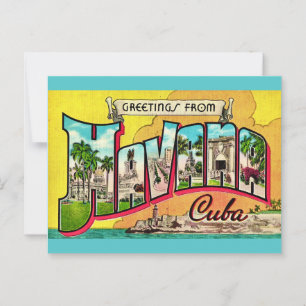 Vintage Havana Cuba Postcard