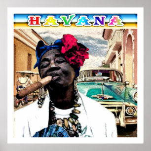 Vintage Havana Cuba Poster