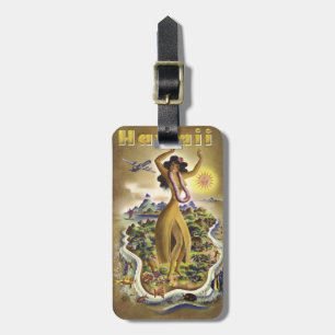 Vintage Hawaii 2 Luggage Tag