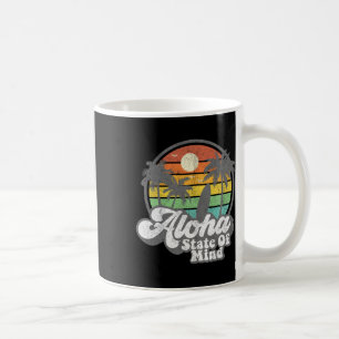 Vintage Hawaii Aloha State Hawaiian Beach Surfing Coffee Mug