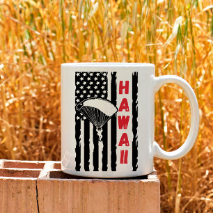Vintage Hawaii Paragliding Skydiving Coffee Mug