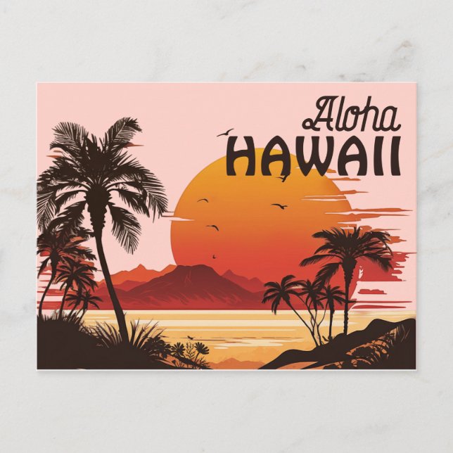 Vintage Hawaii Postcard  (Front)