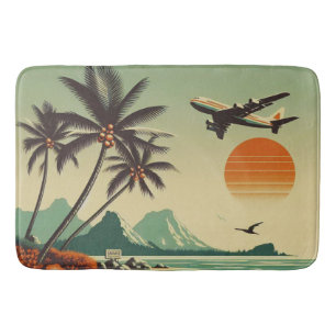 Vintage Hawaii/Tropical  Bath Mat