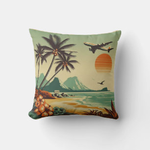 Vintage Hawaii/Tropical  Cushion