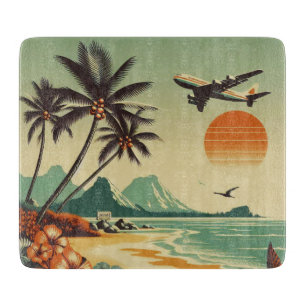 Vintage Hawaii/Tropical  Cutting Board