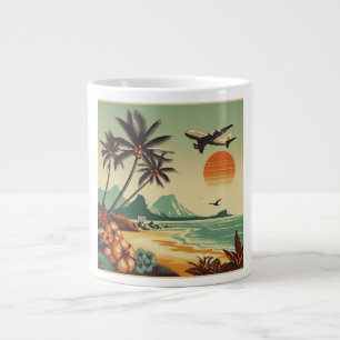 Vintage Hawaii/Tropical  Large Coffee Mug