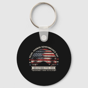 Vintage Hawaii Usa Flag Tee, Pearl Harbour Key Ring