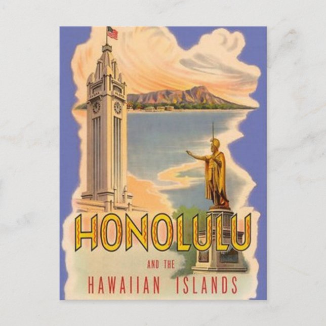 Vintage Hawaii, USA - Postcard (Front)