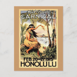Vintage Hawaii, USA - Postcard