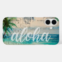Vintage Hawaiian Palm Trees Postcard 