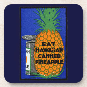 Vintage Hawaiian Pineapple Coaster