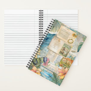 Vintage Hawaiian Scrapbook: Memories Notebook