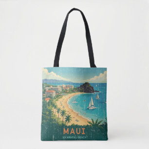 Vintage Hawaiian Travel Posters - Maui Tote Bag