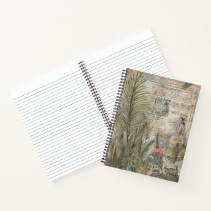 Vintage Hawaiian Tropicals: Ukulele Planner Notebook