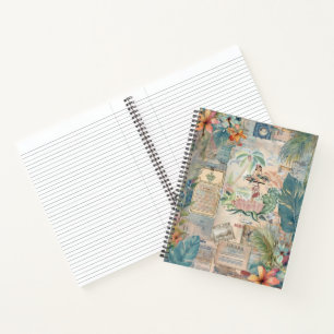 Vintage Hawiian Scrapbook: Travel Hawaii Notebook
