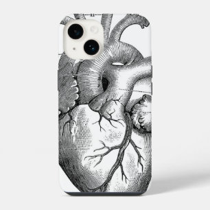 Vintage Heart Anatomy Customisable iPhone 14 Case