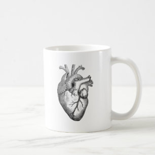 Vintage Heart Illustration Coffee Mug