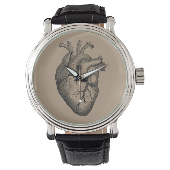 Vintage Heart Illustration Watch (Front)