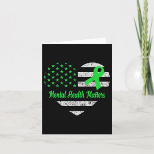 Vintage Heart Mental Health S Mental Health Awaren Card